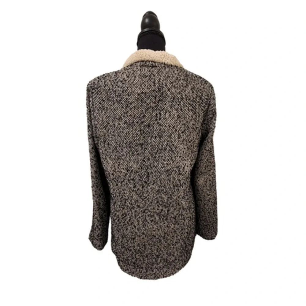 Tulle tweed sherpa